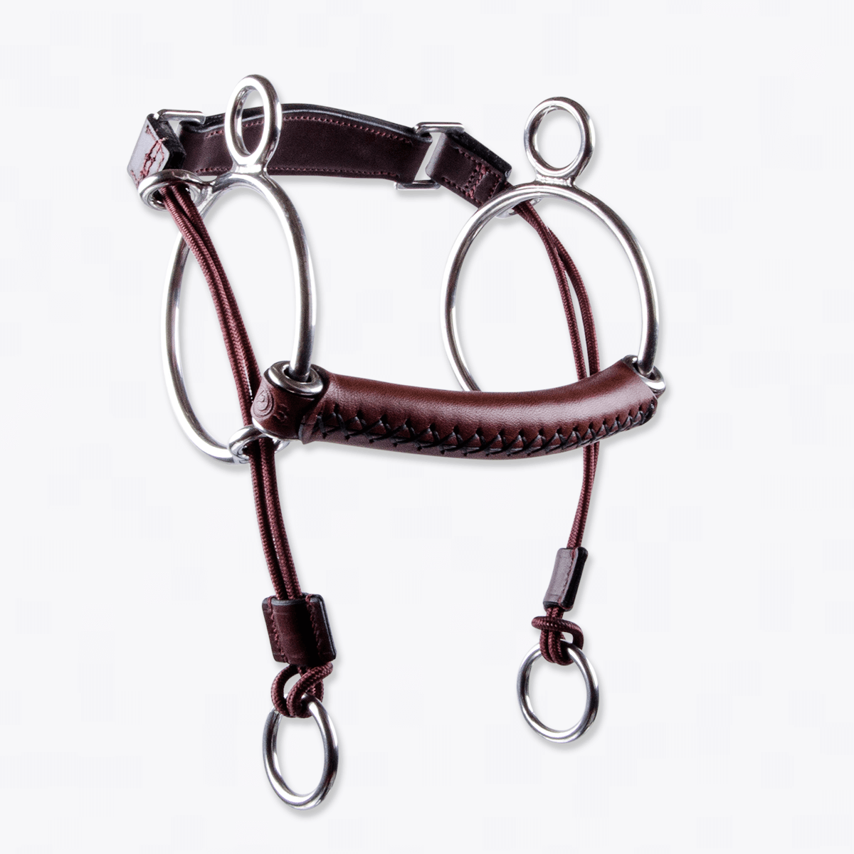 TRUST Leder Aufziehtrense "Curb Gag"