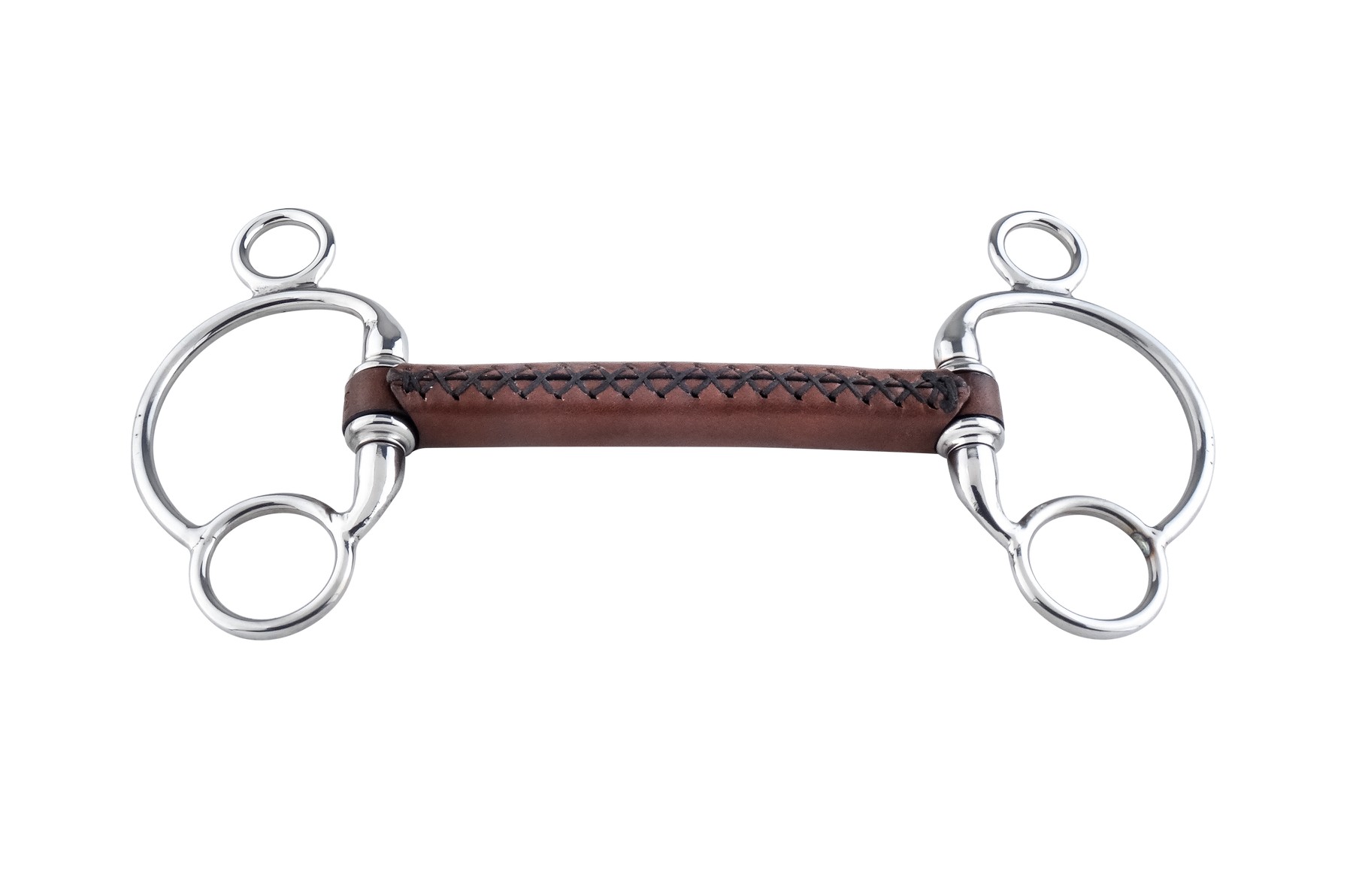 Trust Leder 2,5-Ring Olivenkopfgebiss "Straight"
