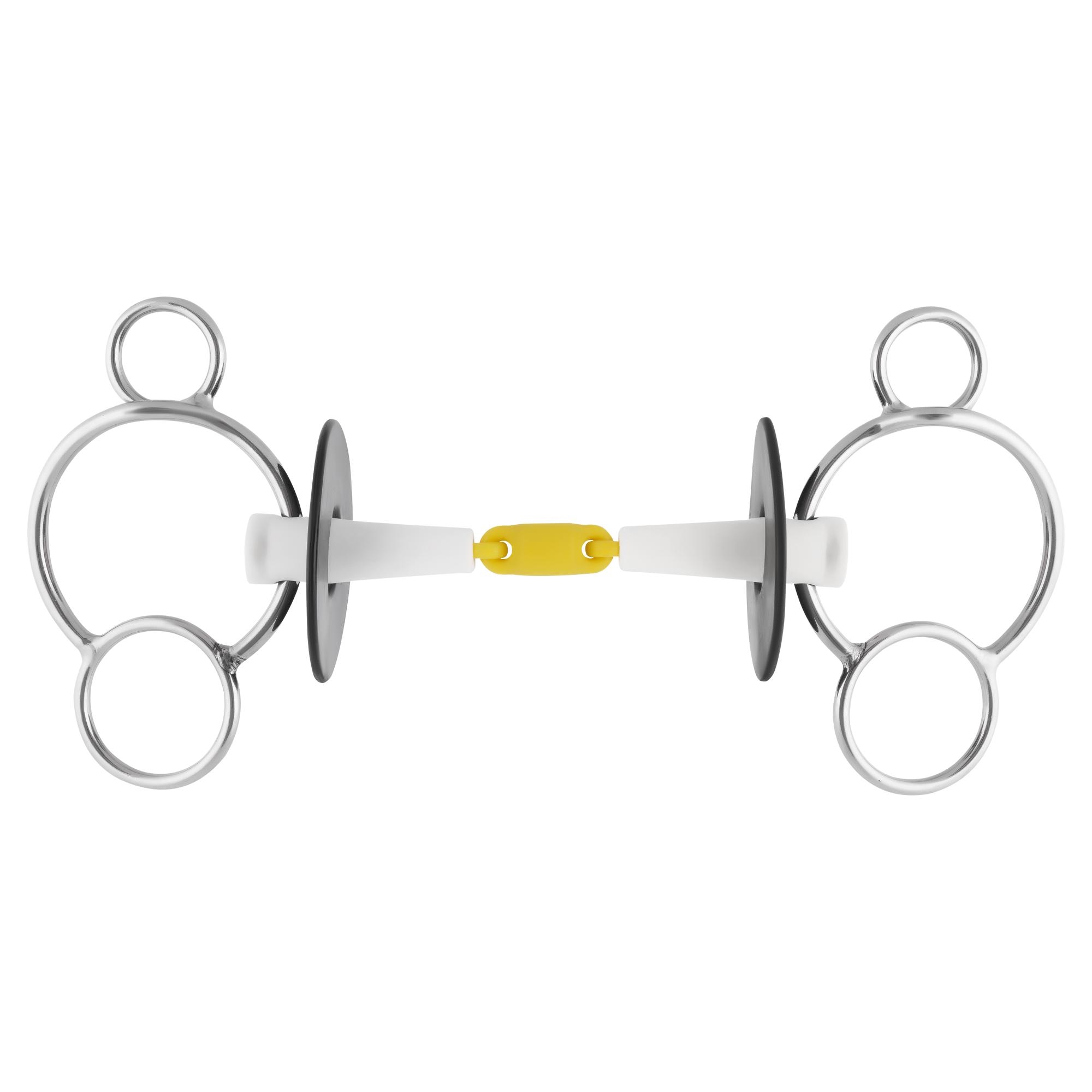 41331_00 Nathe 3-Ring Gebiss 18 mm doppelt gebochen