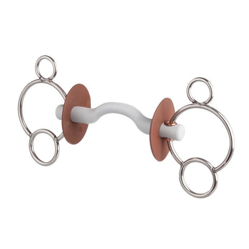 beris 3-Ring-Gebiss mit Zungenbogenstange