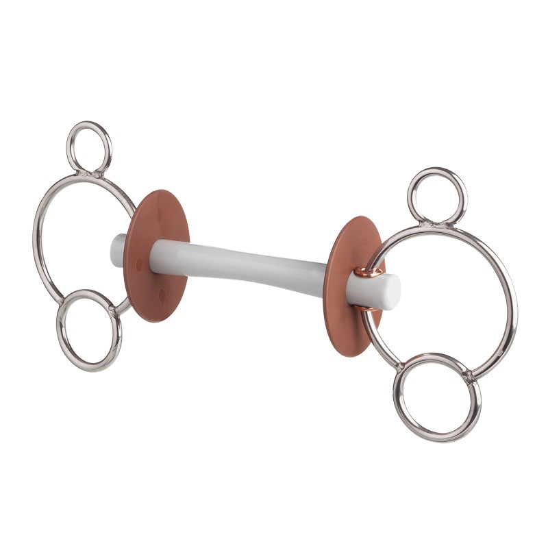 beris 3-Ring-Gebiss mit Comfortstange, dünn