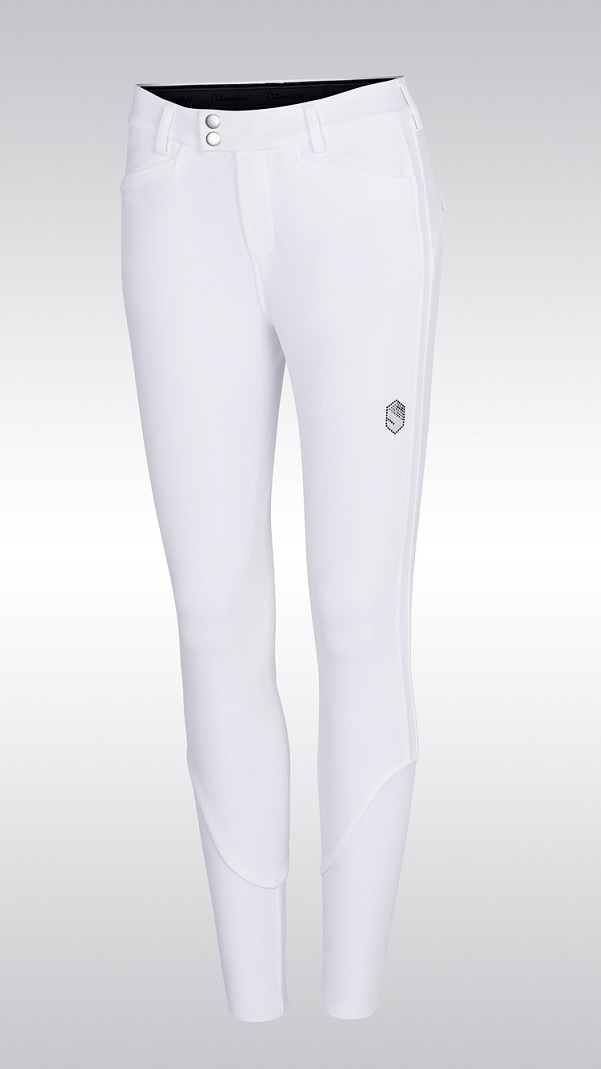 Samshield Damenreithose Turnier "Hortense" Kniebesatz