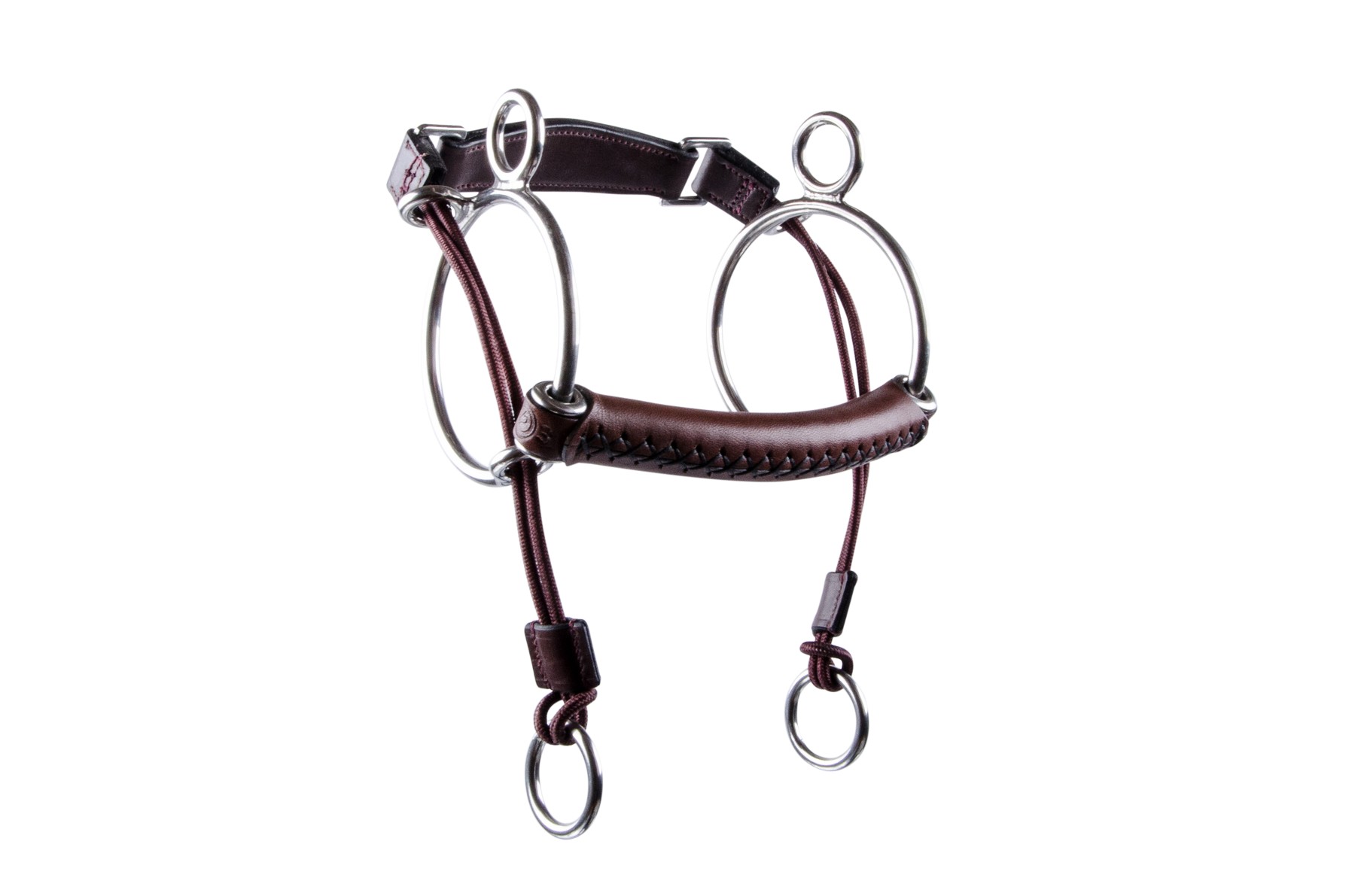 Trust Leder Aufziehtrense "Curb Gag Straight"