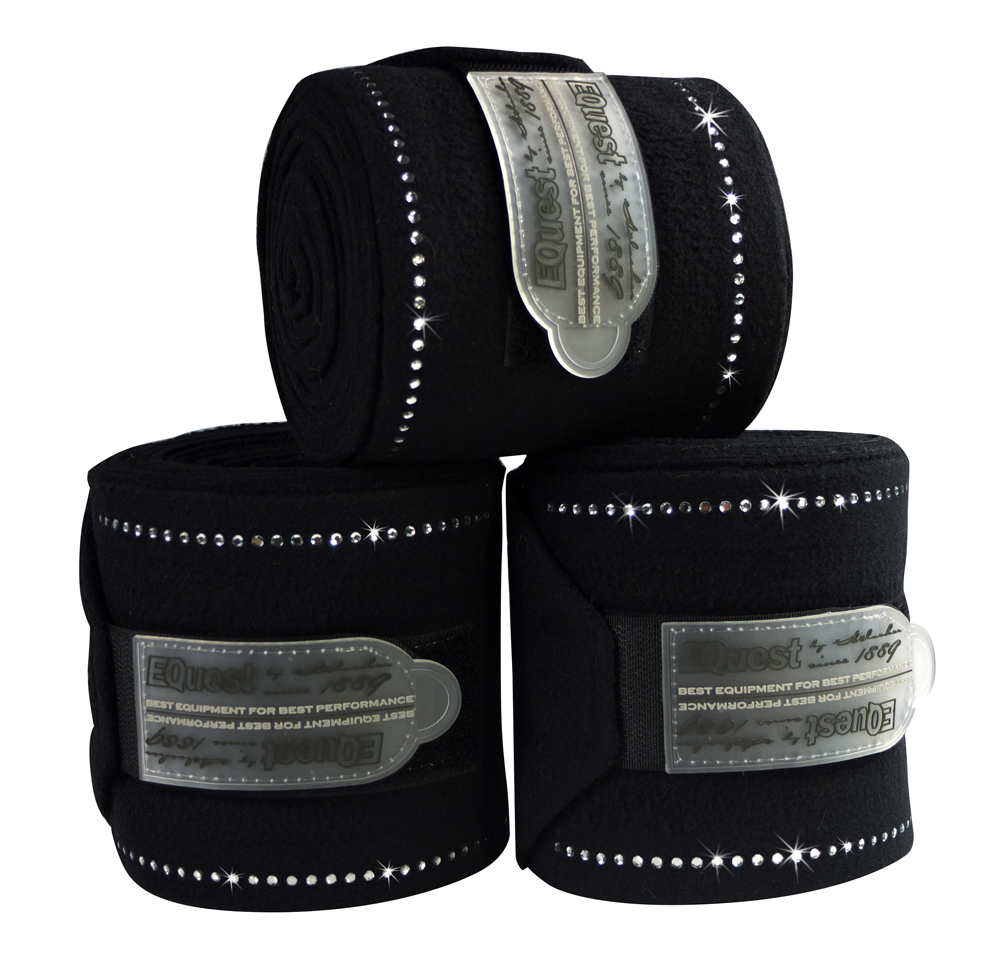 EQuest Bandagen ALPHA FLEECE Crystal Banding, 4er Set
