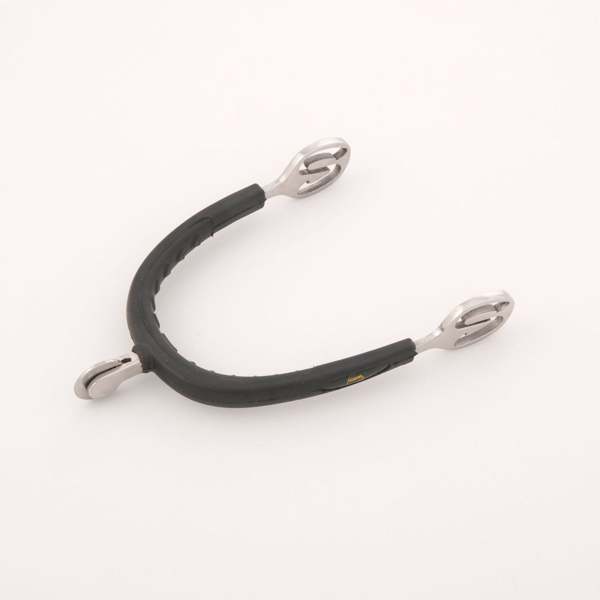 Metalab Pessoa Sporen SS mit Gummiüberzug, rundes Sporenrad