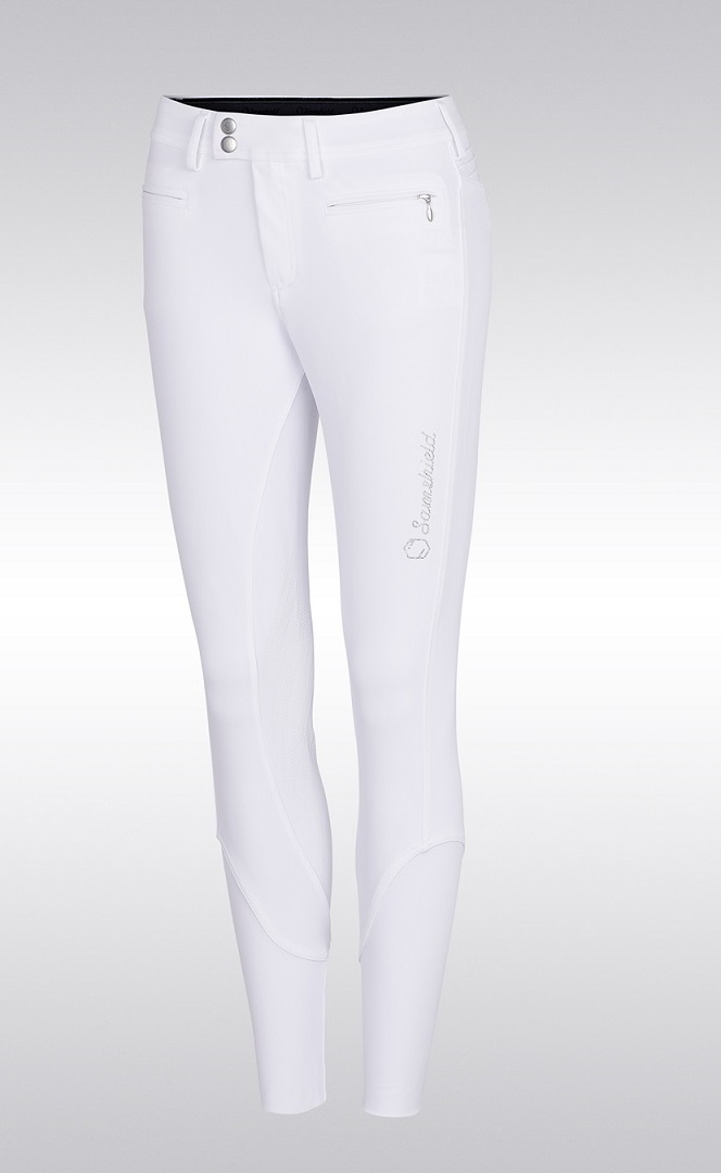 Samshield Damenreithose Turnier "Adele" Kniebesatz