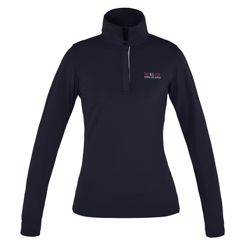 Kingsland Camilla Tec LS Pikee-Poloshirt für Damen