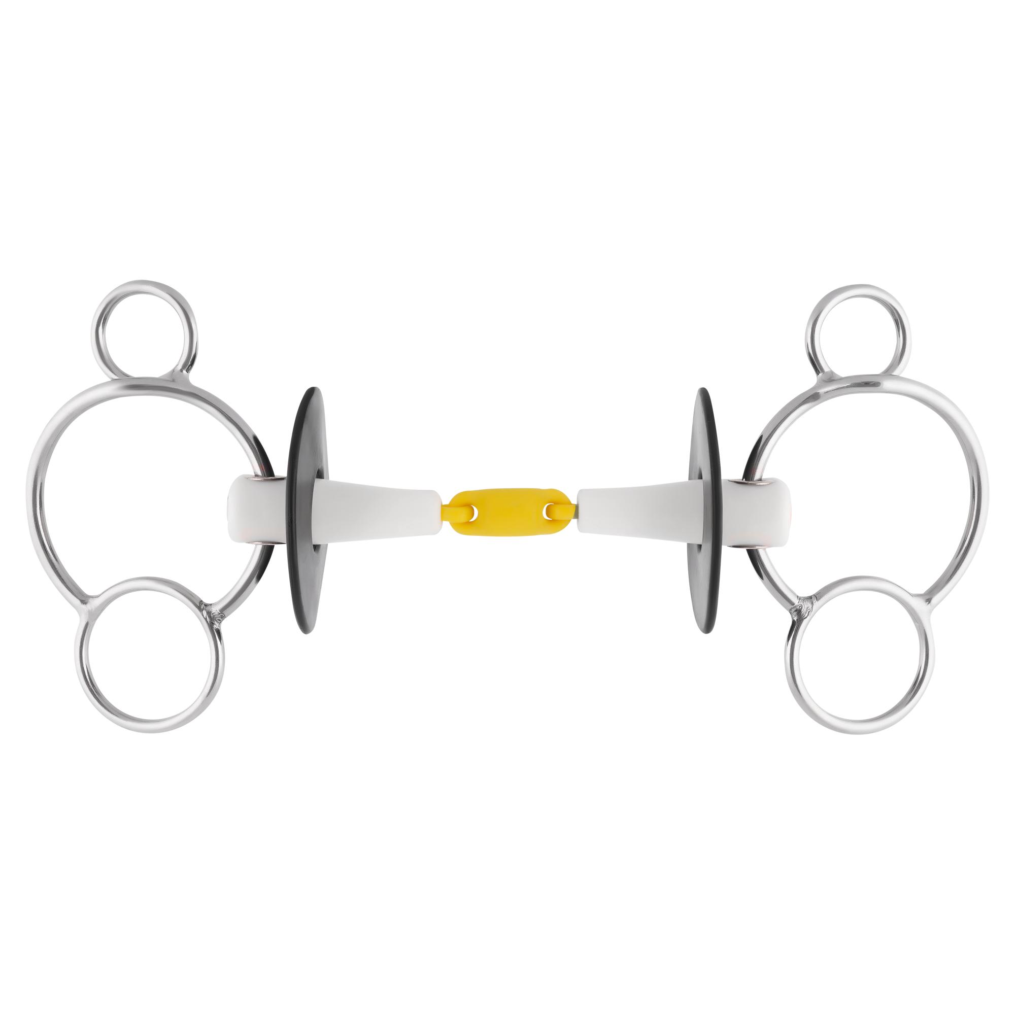 Nathe 3-Ring Gebiss 20 mm doppelt gebochen