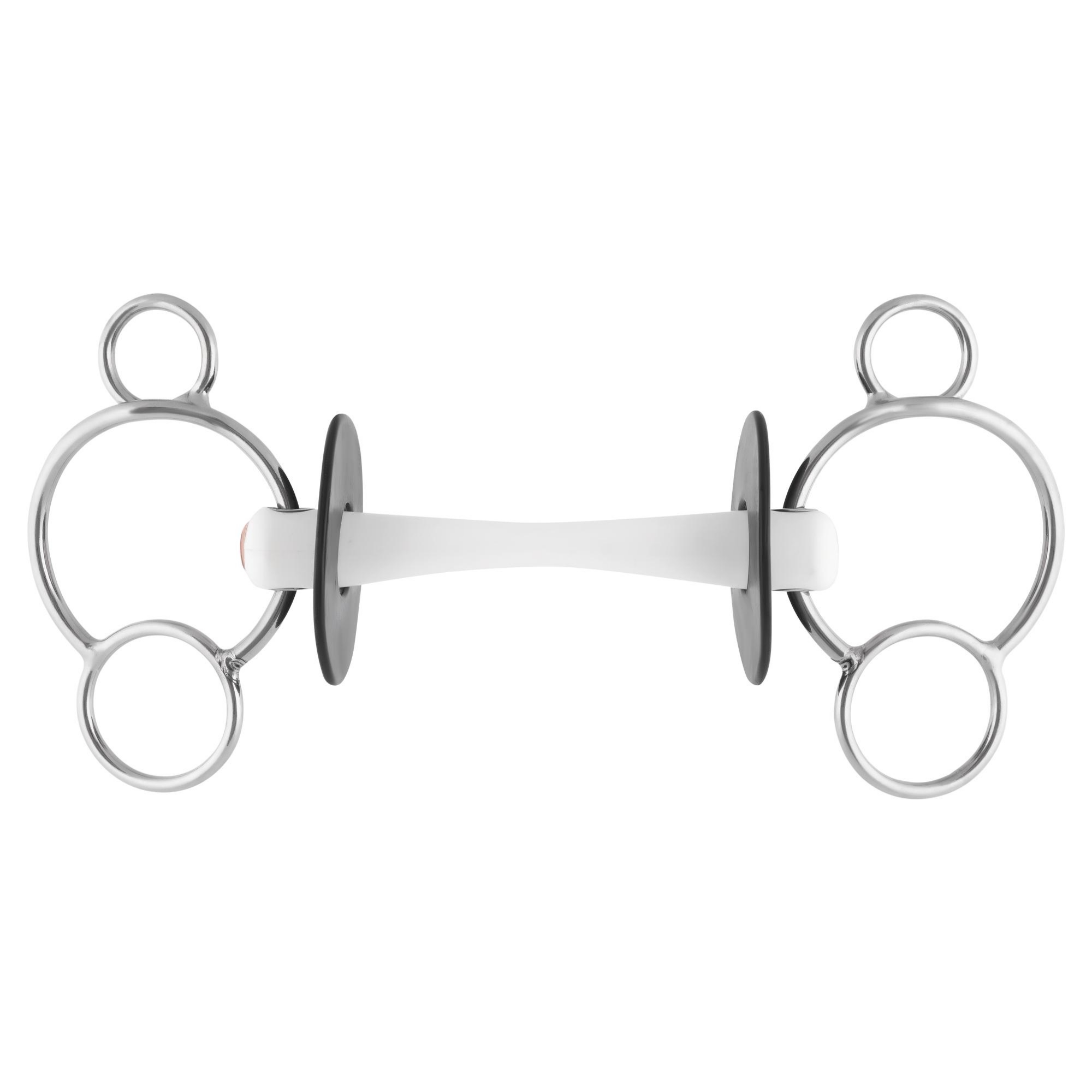 Nathe 3-Ring Gebiss 20 mm mit biegsamer Stange