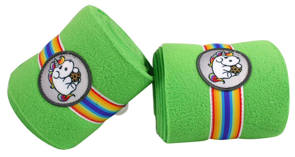 EQ Bandagen ALPHA FLEECE  PUMMEL -STRIPE & PATCH- (2er inkl. Tasche)