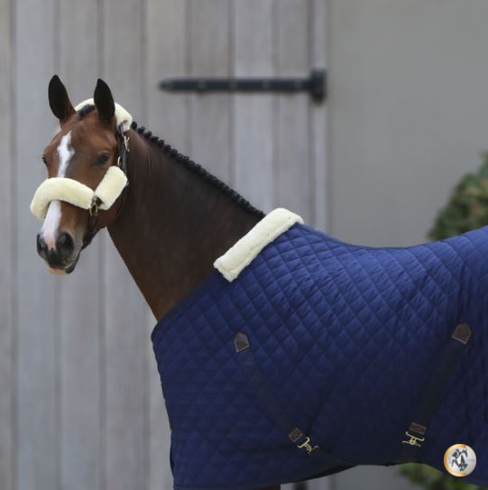 Kentucky Horsewear Lammfell Halfterset