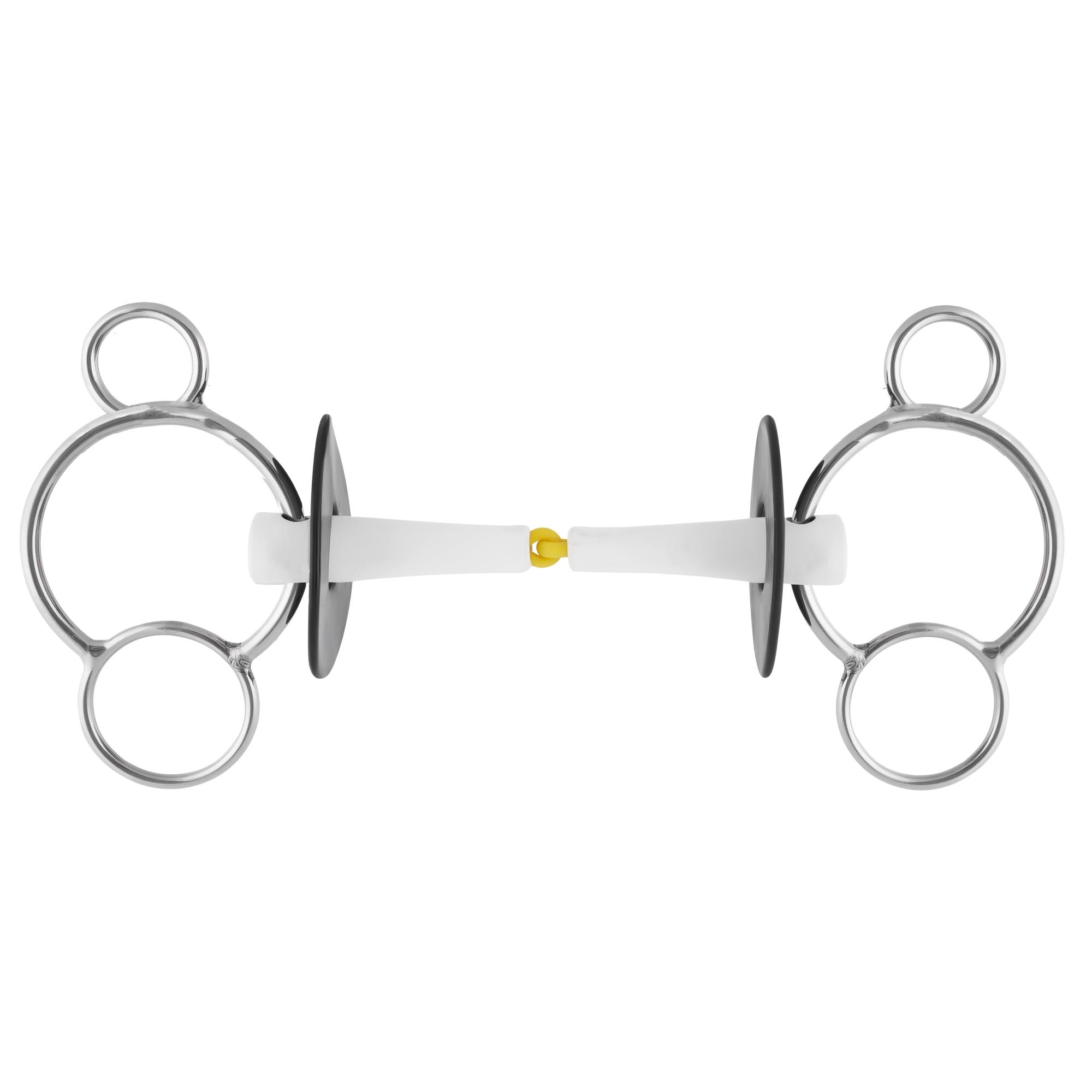 41321_00 Nathe 3-Ring Gebiss 18 mm einfach gebrochen