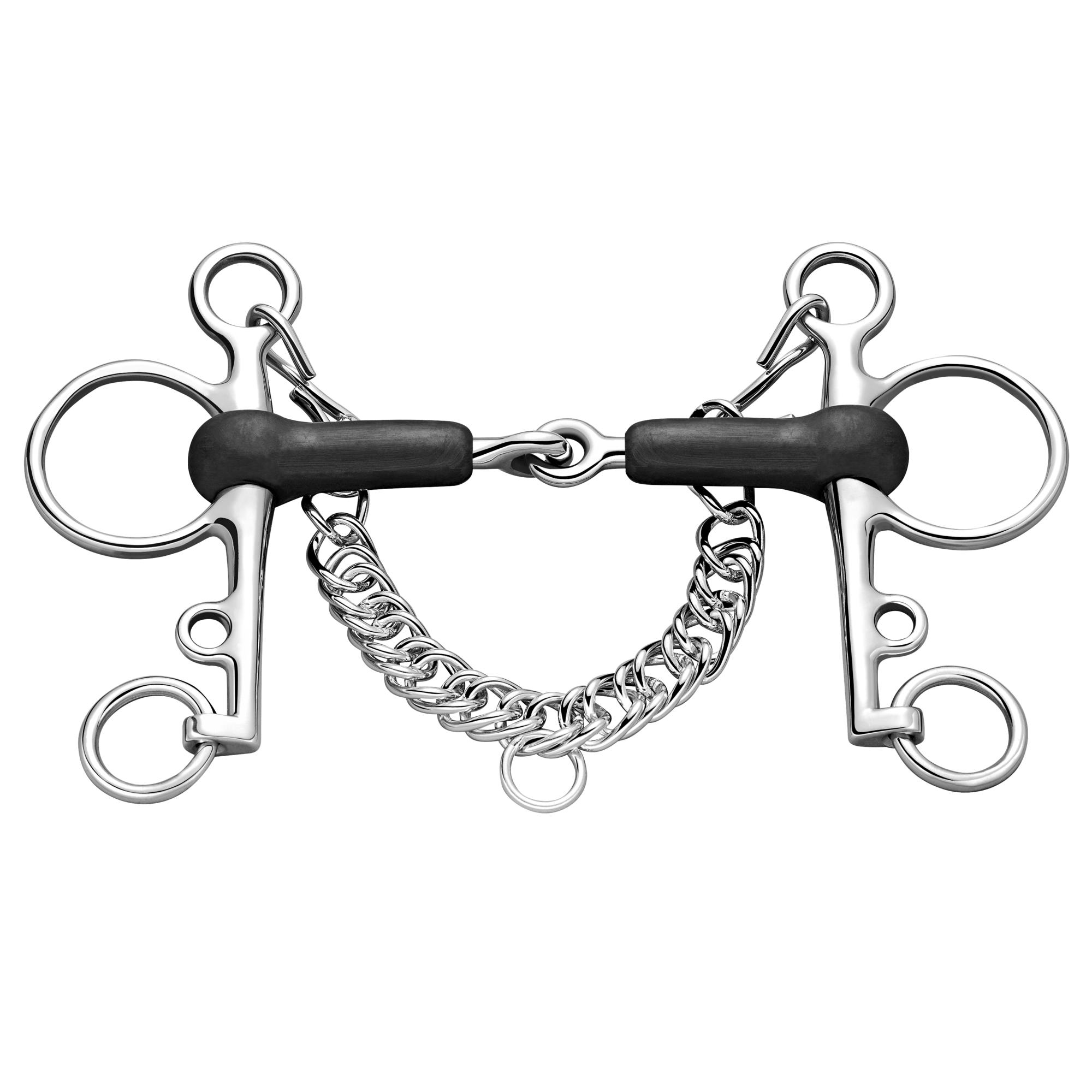 SPRENGER Gummi-Pelham 18 mm mit langem Unterzug - Edelstahl rostfrei