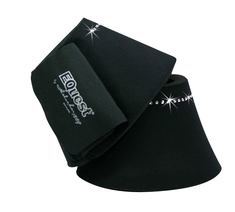 EQuest Neopren Hufglocken mit Strass, 2er Set